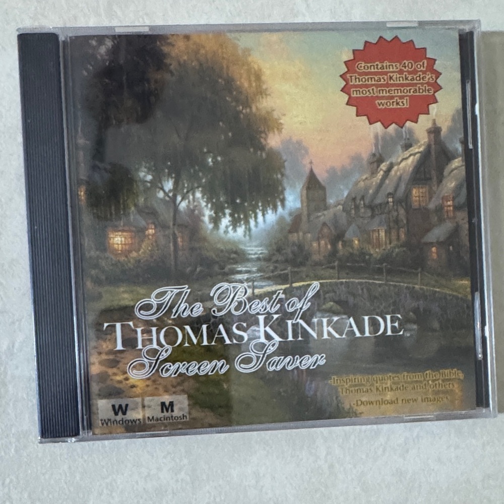 Thomas Kinkade Screen Saver CD - Multicolor